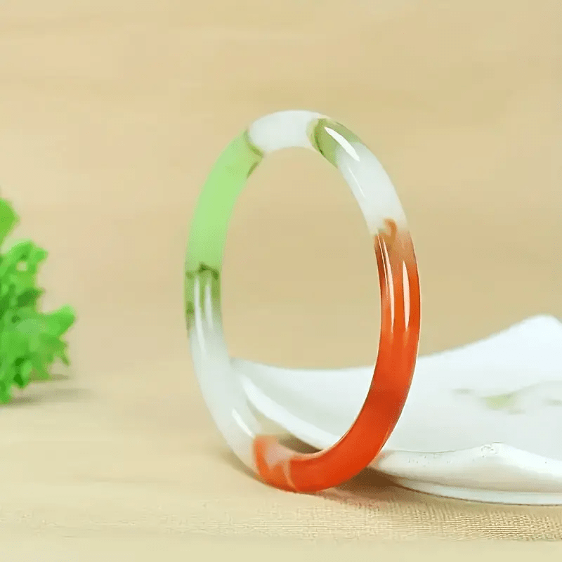 Men's Natural Stone Bracelet, Elegant Gradient Design